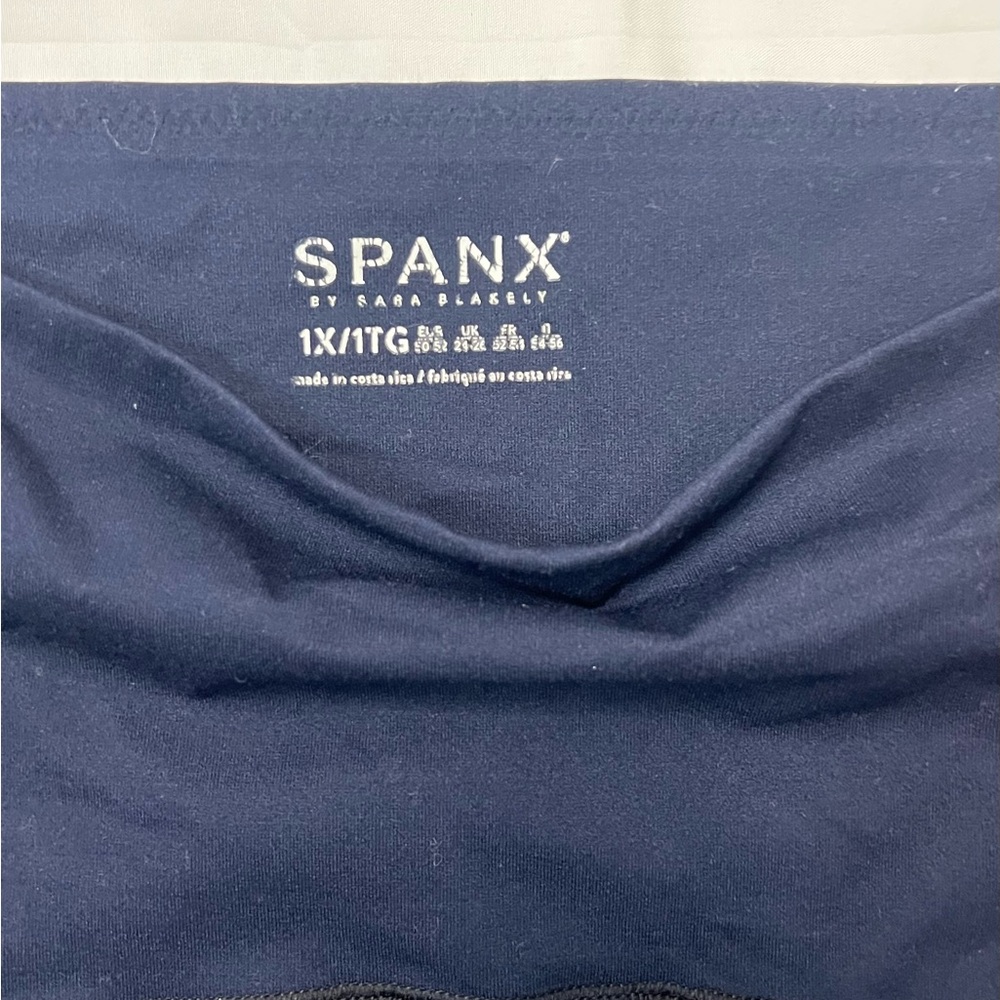 SPANX Navy High-Waist Leggings
